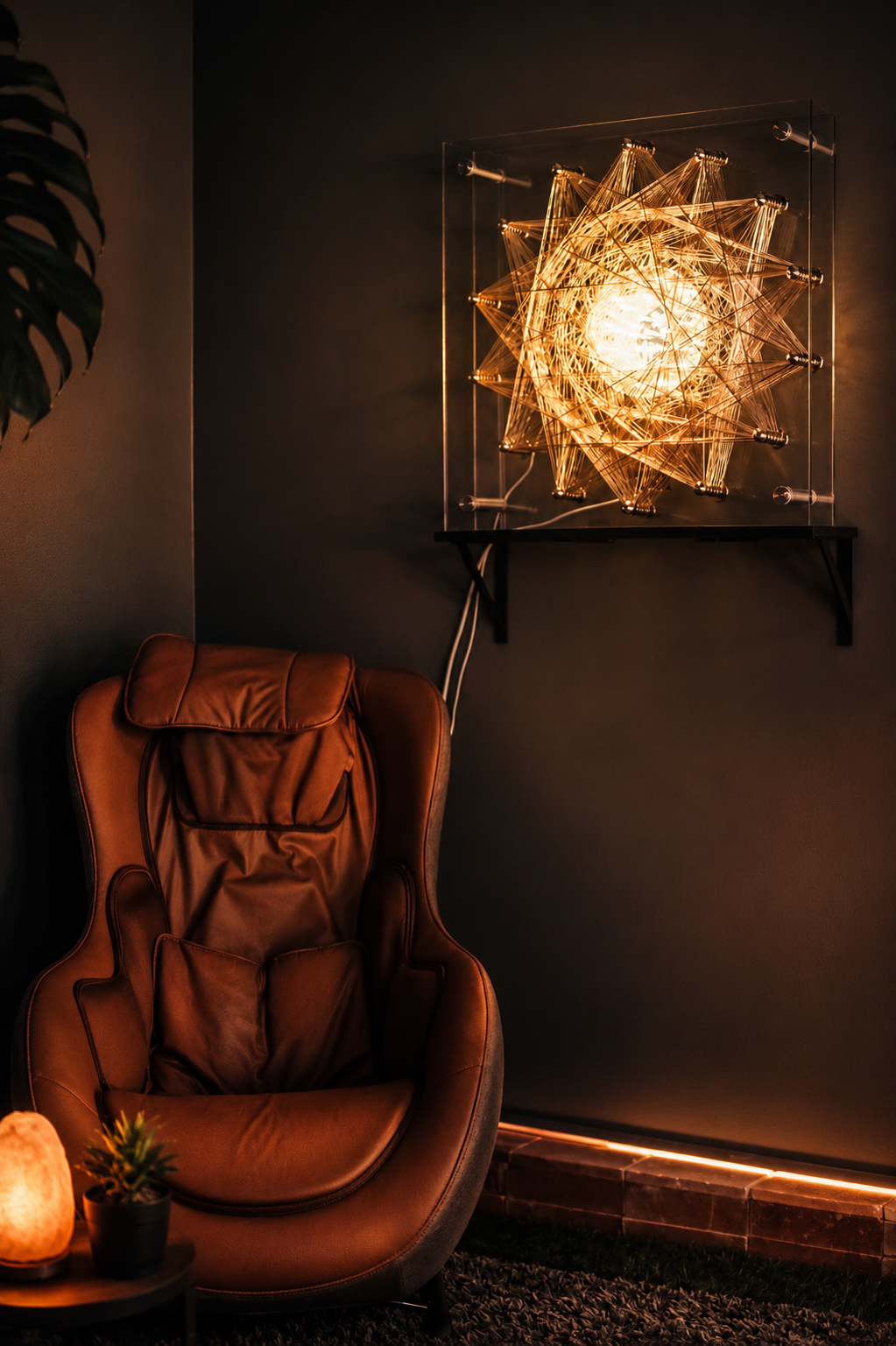 Massage chair inside the Quantum Room