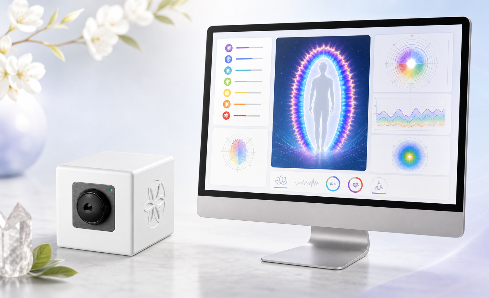 Bio-Well GDV camera and report display