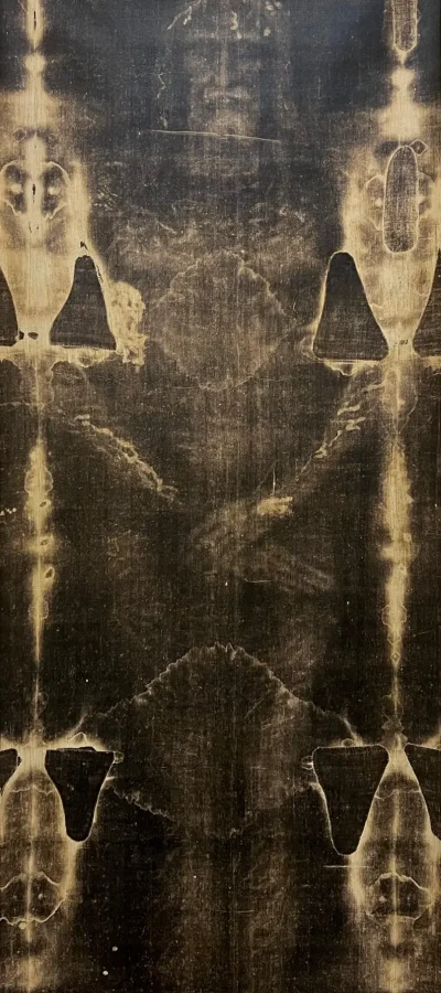 Enhanced positive photographic reproduction of the Shroud of Turin